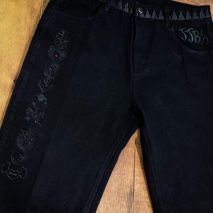 JoJo's Embroidered Jeans