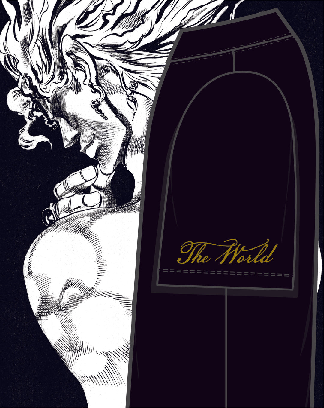 Dio Brando Embroidered Shirt
